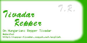 tivadar repper business card